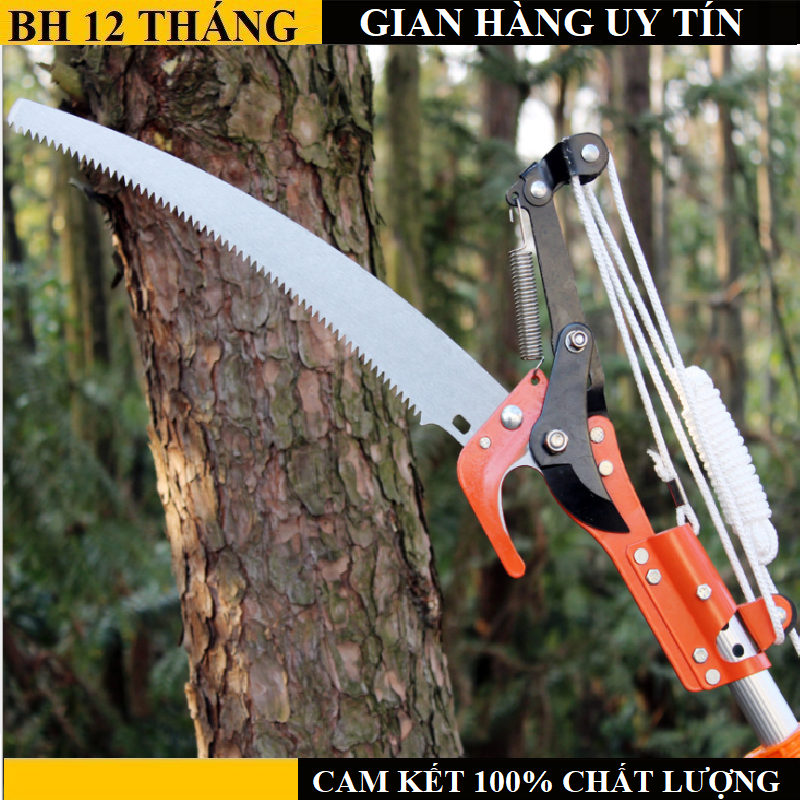 Kéo Cắt  Cành,Kéo Hái Hoa Quả Trên Cao - Có Chức Năng Giữ,Kẹp Ko Để Quả Rơi Xuống Như Những Loại Kéo Thông Thường