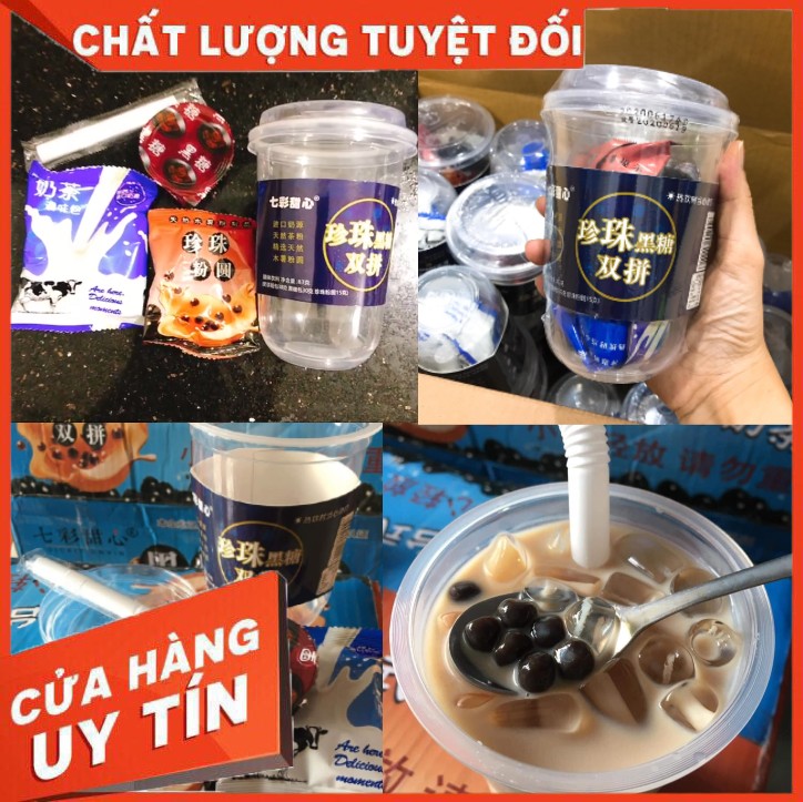 Trà Sữa Tươi Trân Châu đường đen tự pha