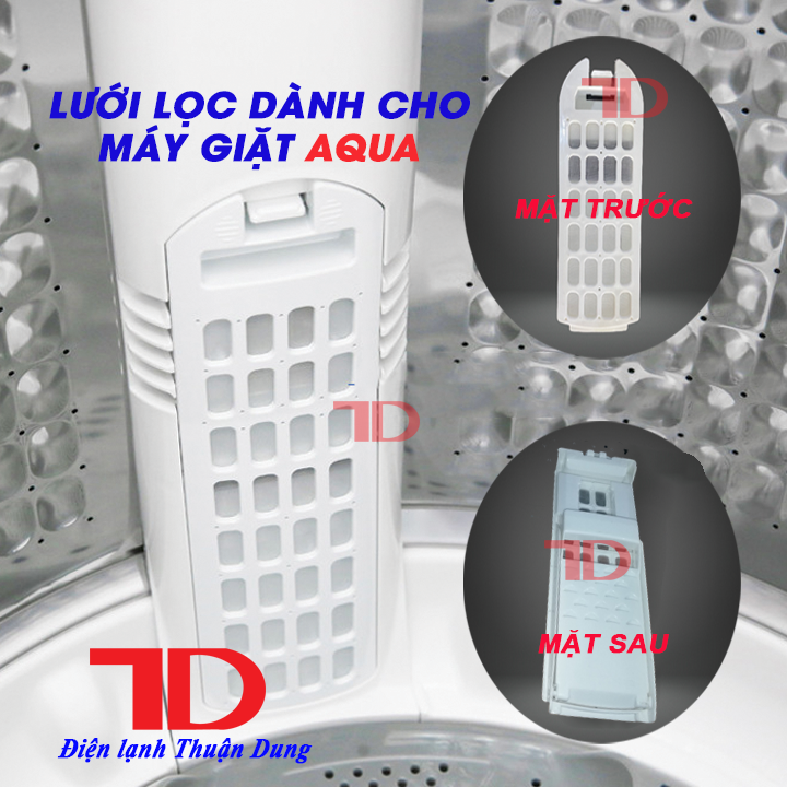 Lưới lọc dành cho máy giặt Aqua, túi lọc cặn bẩn và lọc xơ vải khi giặt - Điện Lạnh Thuận Dung