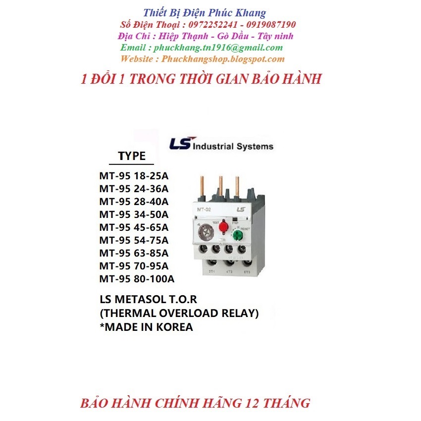 [Freeship] Rơ le nhiệt 28-40A - MT32 28-40A