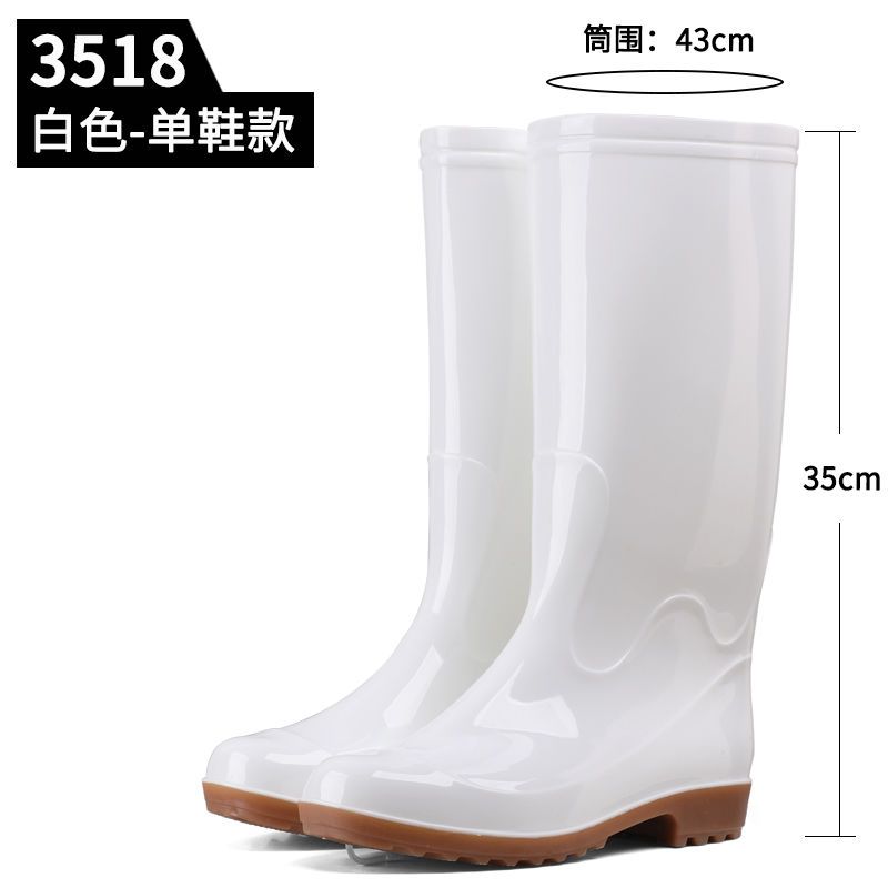 Nhà Máy Sản Xuất Giày Mưa Màu Vàng Giày Nước Vệ Sinh Ống Cao Giữa Giày Đi