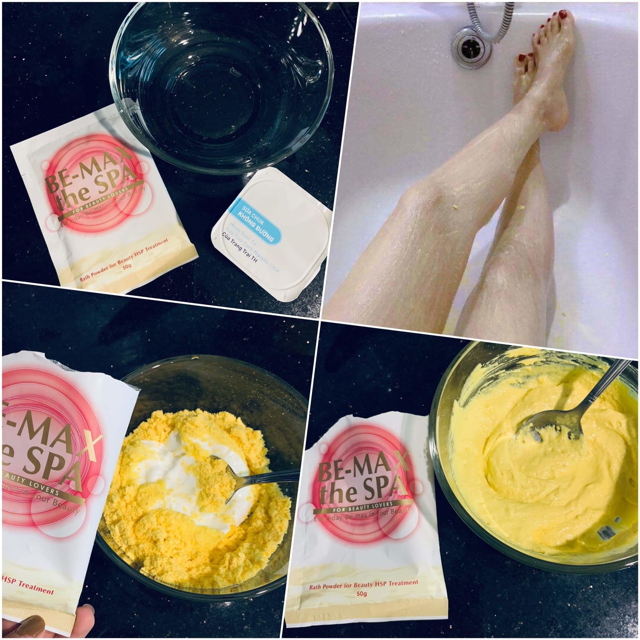 Bột tắm trắng da Be-Max The Spa Bath Powder Nhật Bản