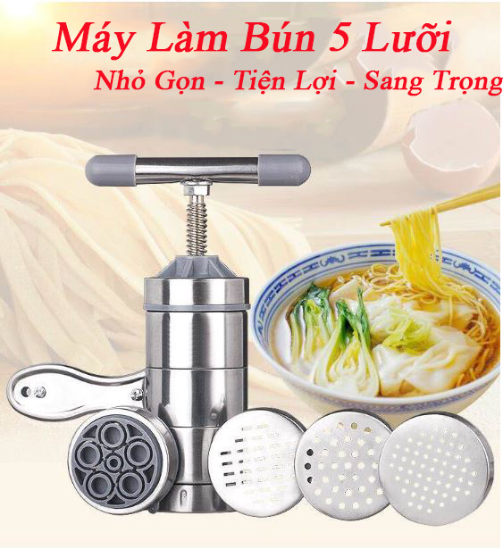 [HCM]Máy Làm Bún Máy Làm Bún 5 Lưỡi Cao Cao Cấp.