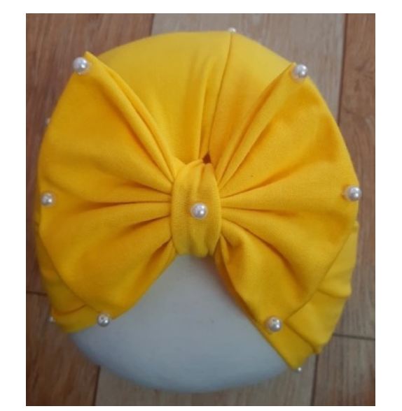 [HCM]Turban đính Lấp lánh cho bé (Kèm tóc giả)