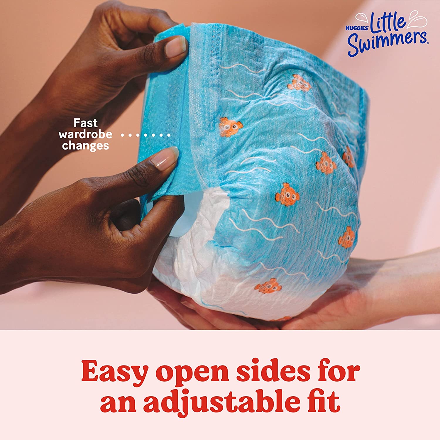 Tã, Bỉm quần bơi, đi biển cho bé USA Huggies Little Swimmers Swim Diapers Size S,M,L