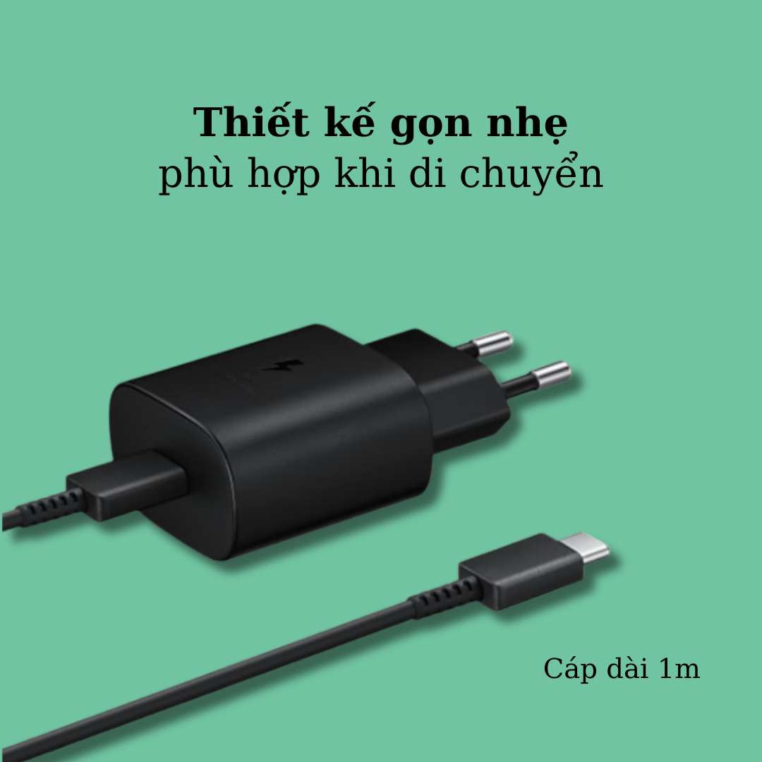 Bộ Sạc Nhanh SS 25w Cổng Type C - Bảo Hành 6 Tháng