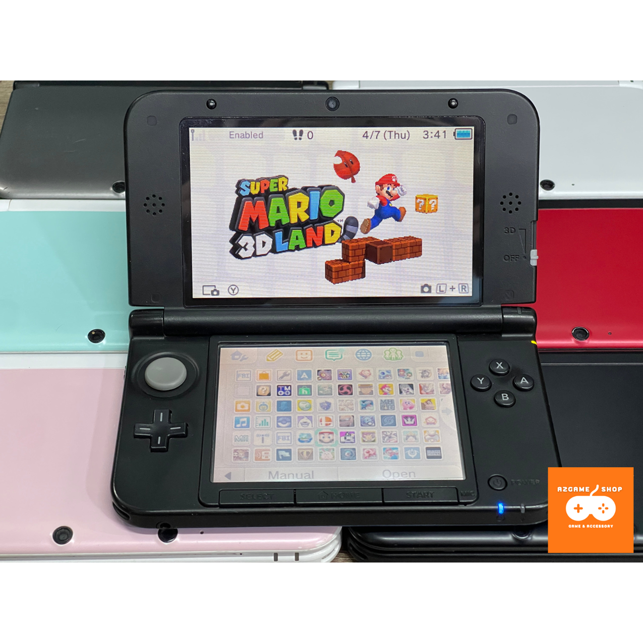 Máy Chơi Game Nintendo 3DS LL (Kho Game 5000+) Đầy Đủ Phụ Kiện