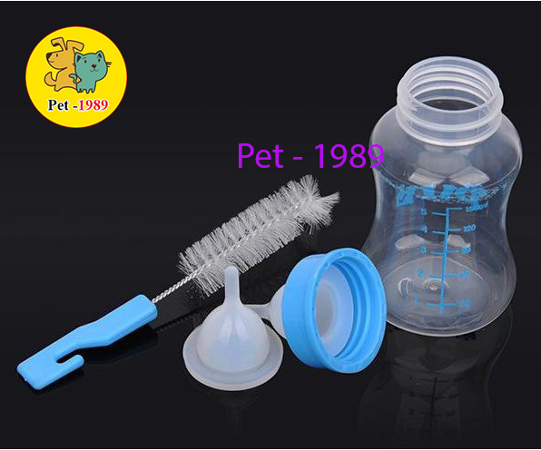 Bình Ti Bình Sữa Chó Mèo Sơ Sinh 150ml Pet-1989