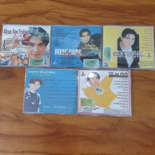 [MDCD] Bộ 5 Đĩa CD Đan Trường tuyển chọn