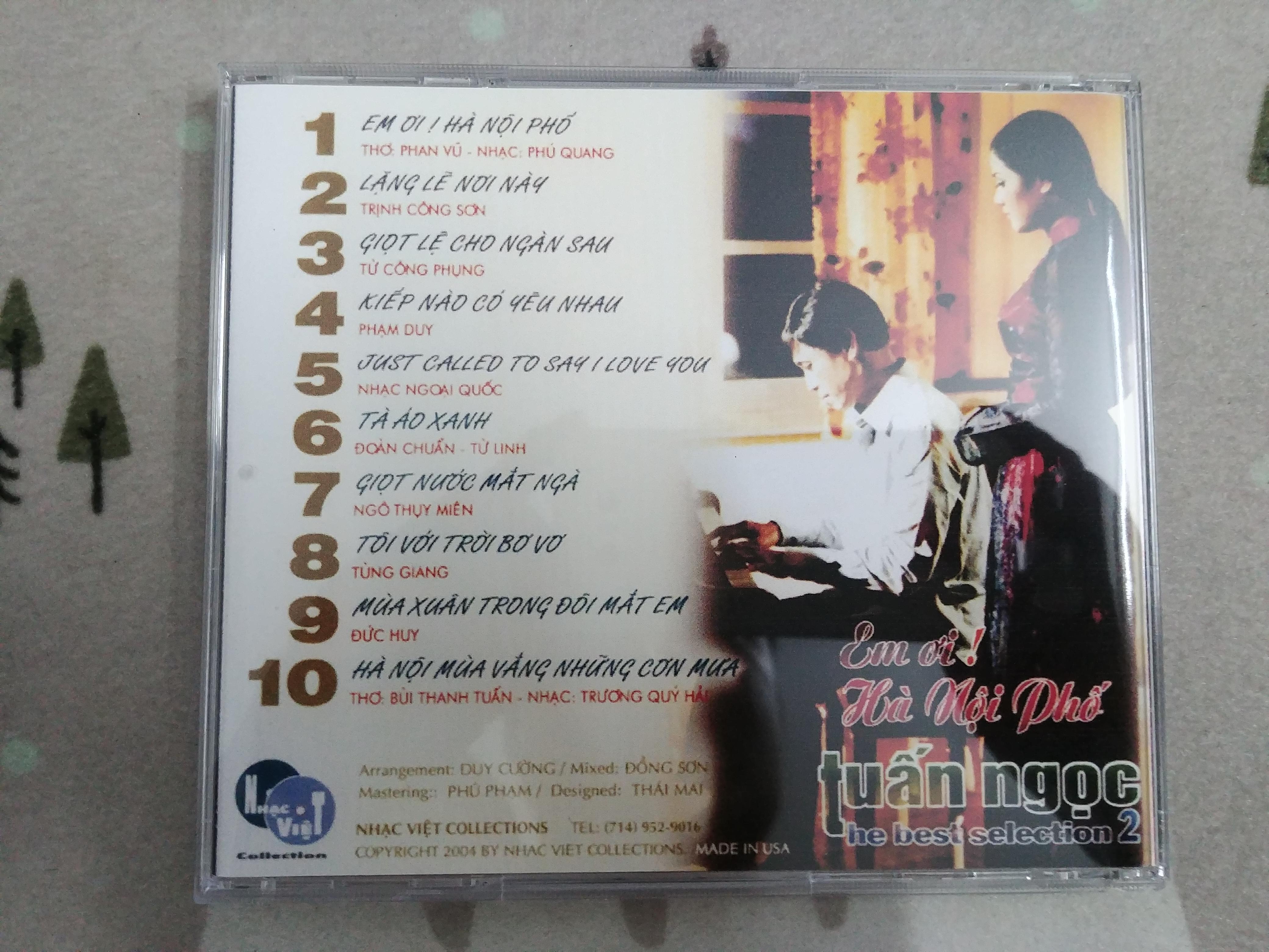 CD Em Ơi Hà Nội Phố - Tuấn Ngọc - Phono Mitsubishi