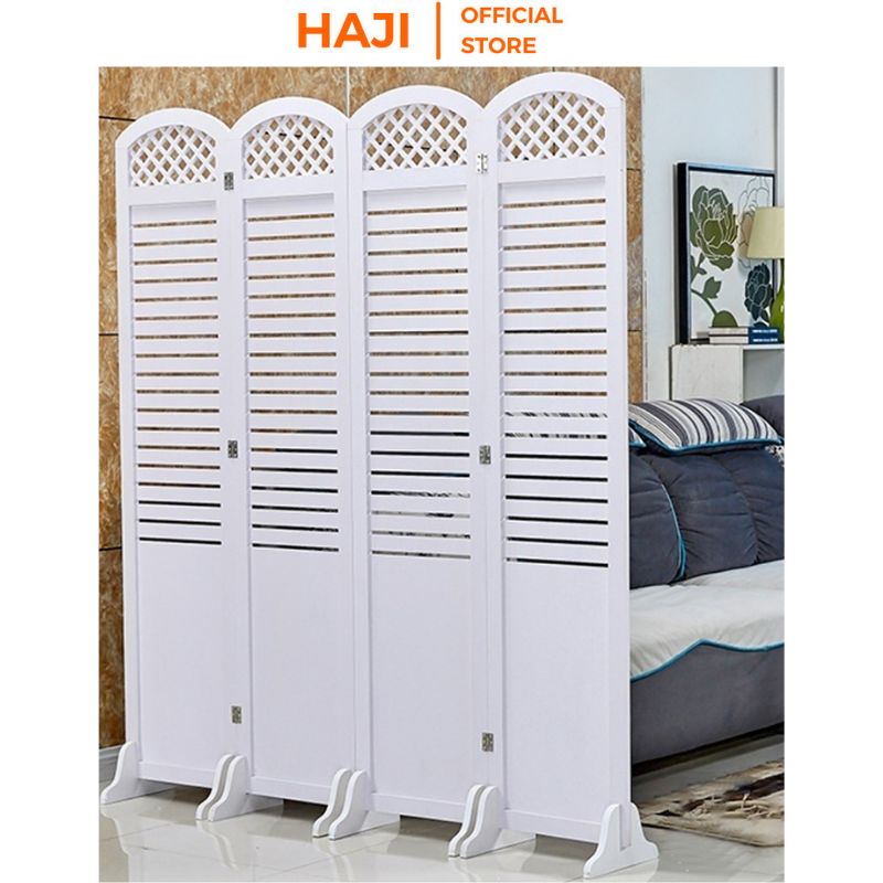 Bình phong vách ngăn có kệ họa tiết thanh cao, sang trọng, tặng kèm kệ để đồ GTS312/ 1 Tấm