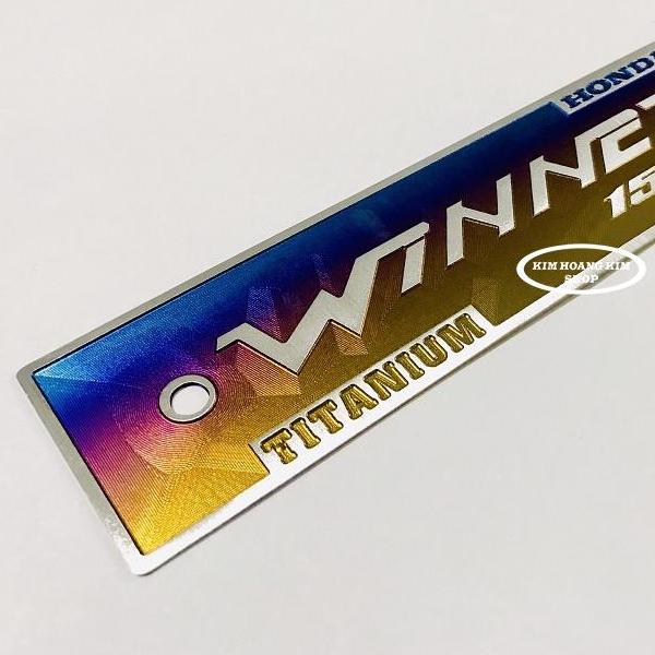 Bảng tên TITANIUM 3D dành cho Winner (100% TITAN)