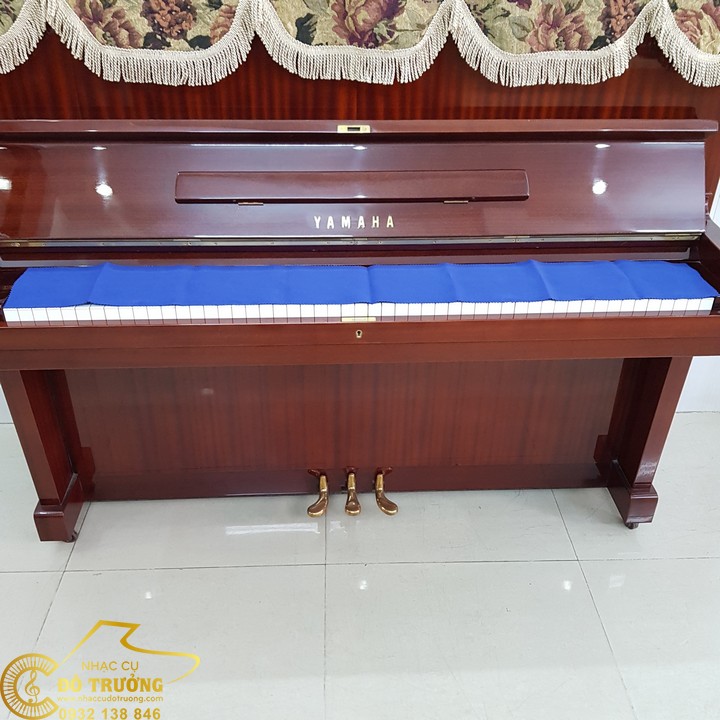 Khăn Phủ Phím Đàn Piano màu xanh dương