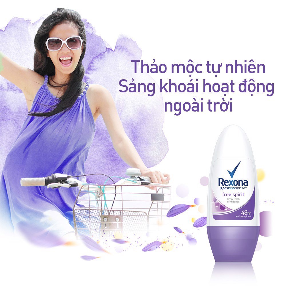 Lăn Khử Mùi Nữ Rexona Ngăn Mùi Đến 48H 50ml