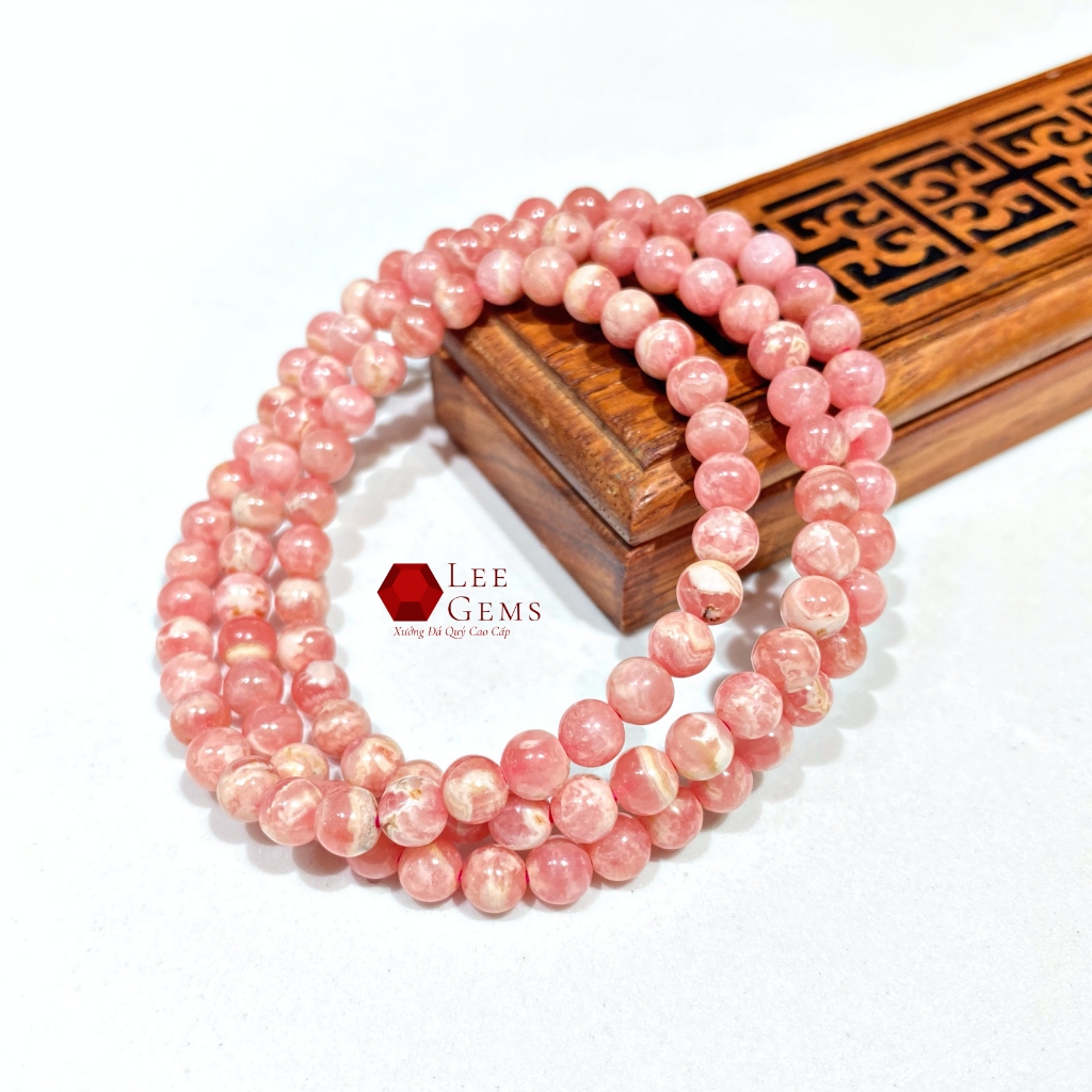Cherry Blossom series-Rhodochrosite rhodochrosite beads size 05li | gemstone leegemstone