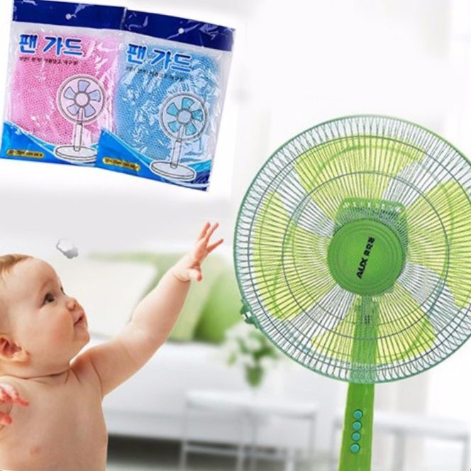 Lưới bọc quạt bảo vệ an toàn cho bé