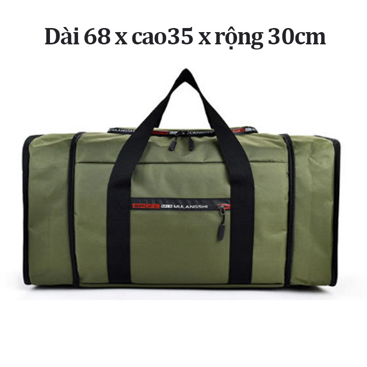 Túi du lịch chống nước đựng quần áo balo trống xách tay cỡ lớn 65cm k1991