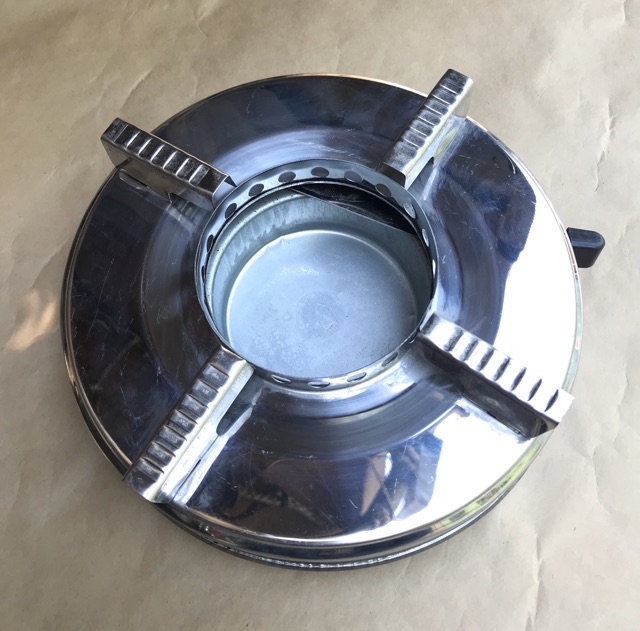 Bộ bếp nướng cồn inox + chảo gang (đen, trắng)