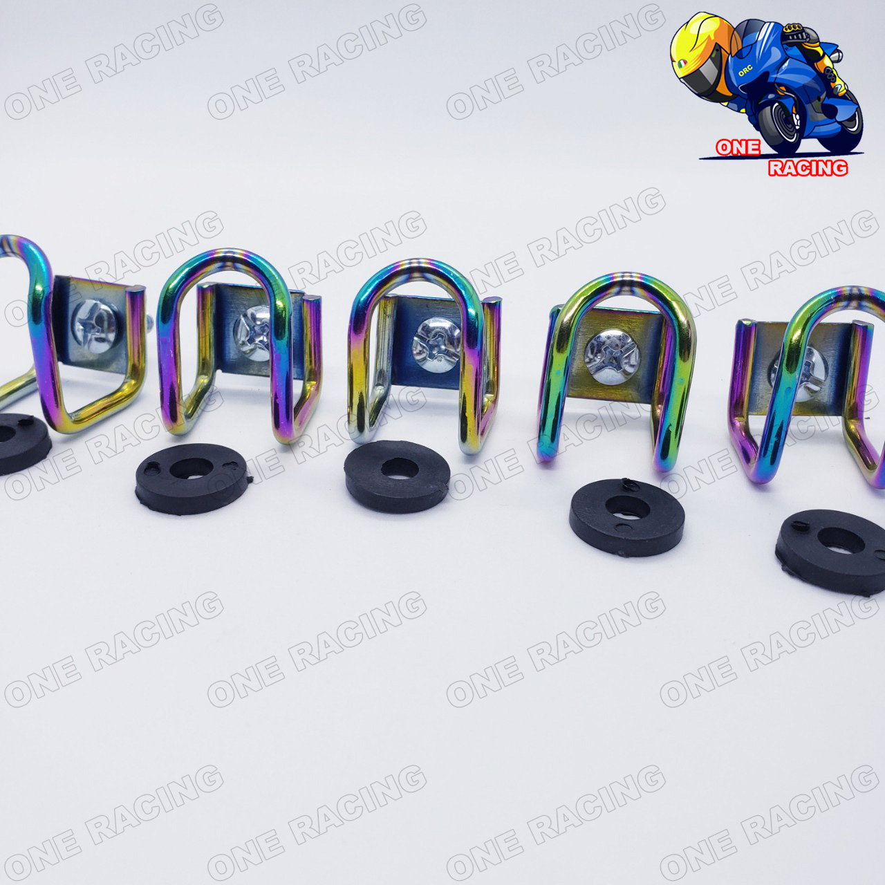 Móc treo đồ xe máy titan, mẫu cao cấp, ONE RACING