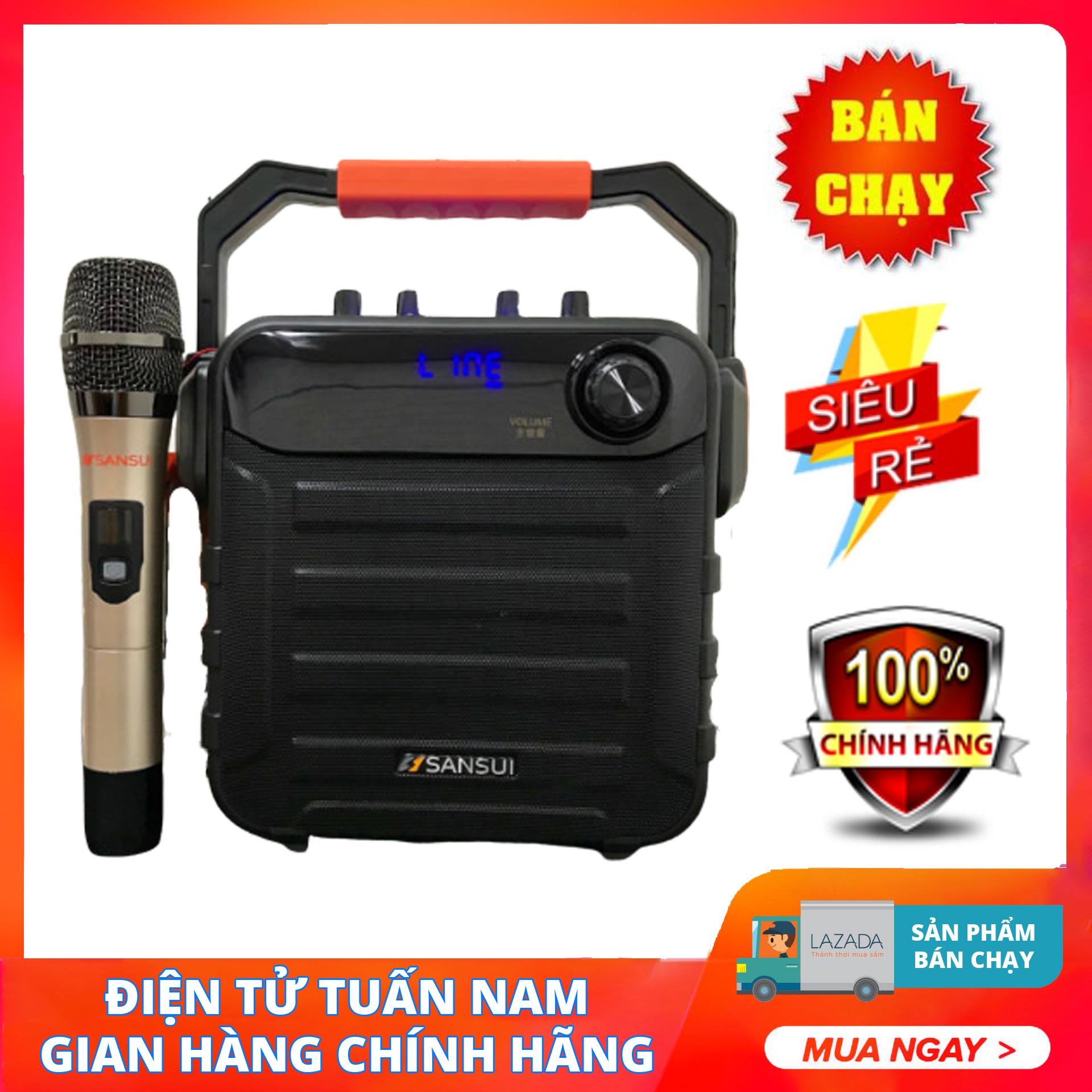 Loa kéo di động sansui ss7-05 đổi hiệu thành soontran - chơi nhạc cực hay karaoke cực đã