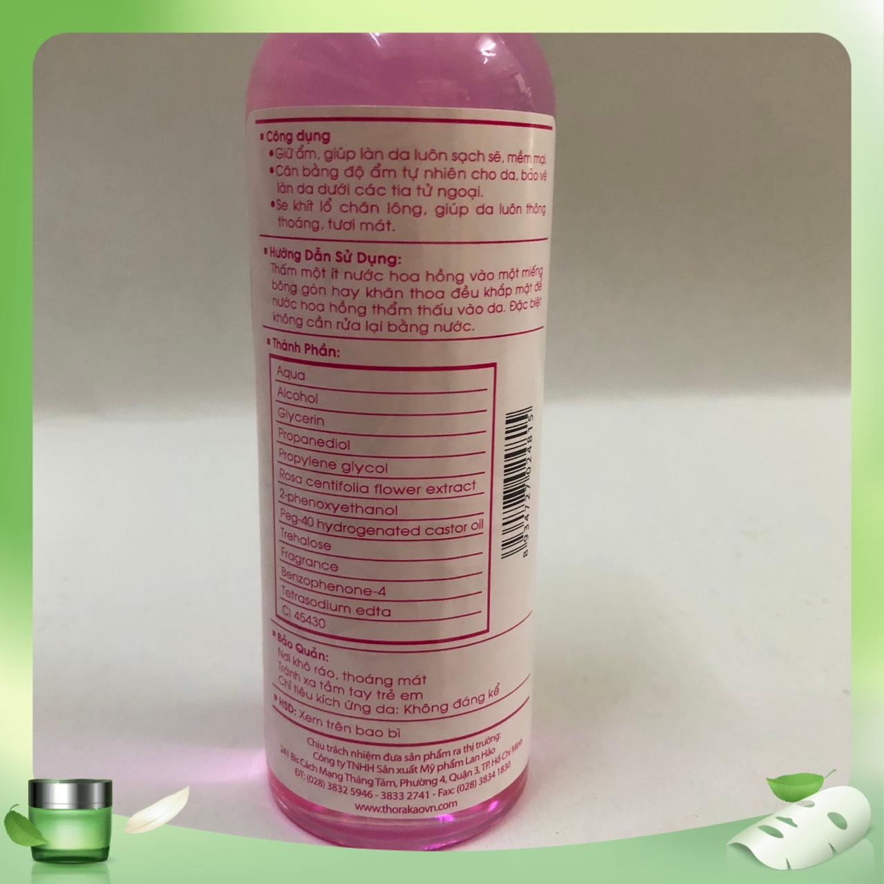 Nước rửa mặt hoa hồng Thorakao 150ml