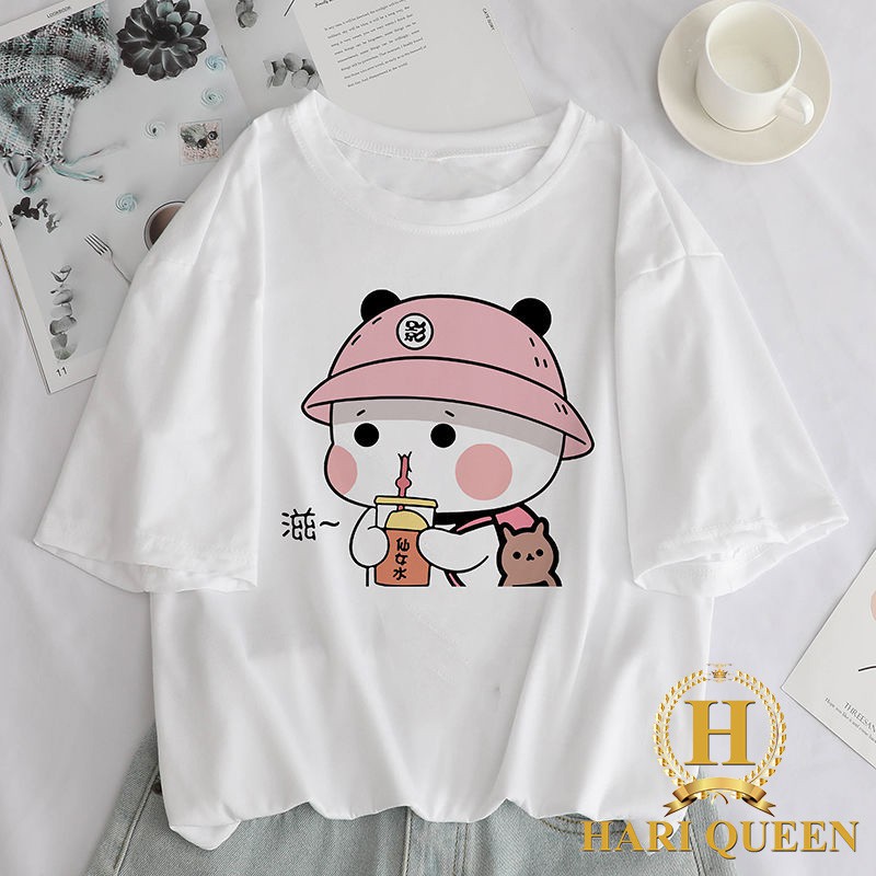 Áo phông mèo mũ hồng hari0720