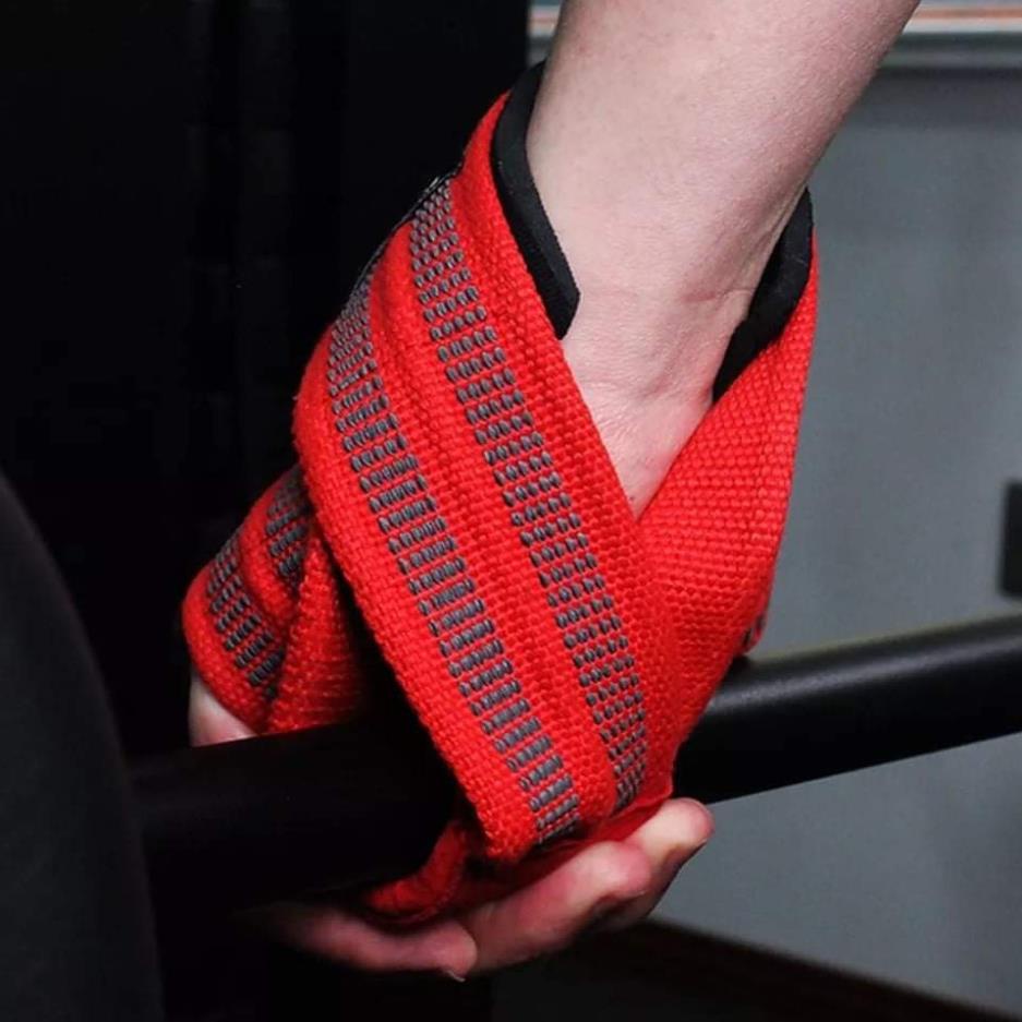 Dây kéo lưng hỗ trợ nâng tạ vòng số 8, lifting straps hỗ trợ tập thể hình ann gym sport