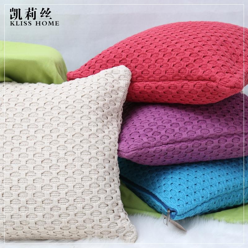 Kelly Lụa Xuất Khẩu Thương Mại Nước Ngoài Gối Ôm Đệm Tựa Phong Cách Châu Âu Màu 100% Cotton Sô Pha Gối Tựa Mô Hình Gối Ôm Cửa Sổ Lồi Trang Trí