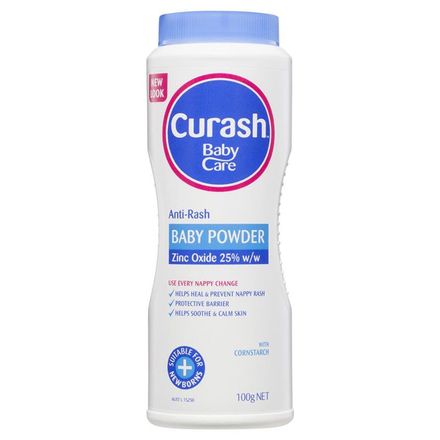 Phấm rôm Curash baby care 100g - Úc