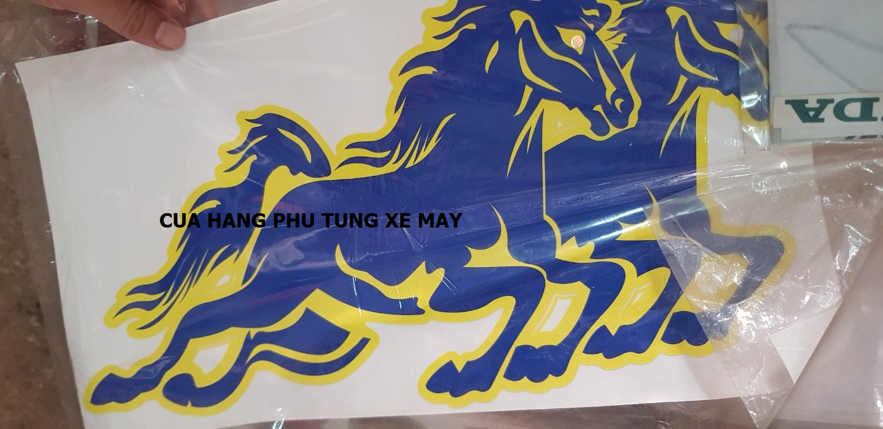 Tem song mã gắn các loại xe