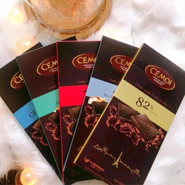 Socola đen cacao dạng thanh Cémoi - Leafhouse hcm
