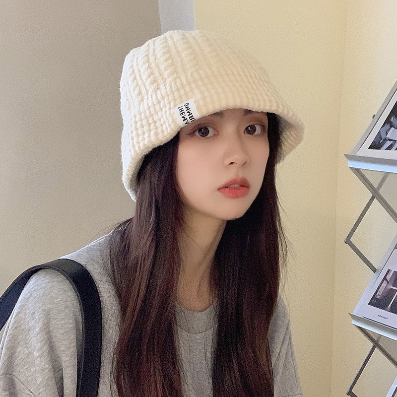Mũ Bucket Len Nam Nữ Phong Cách Unisex