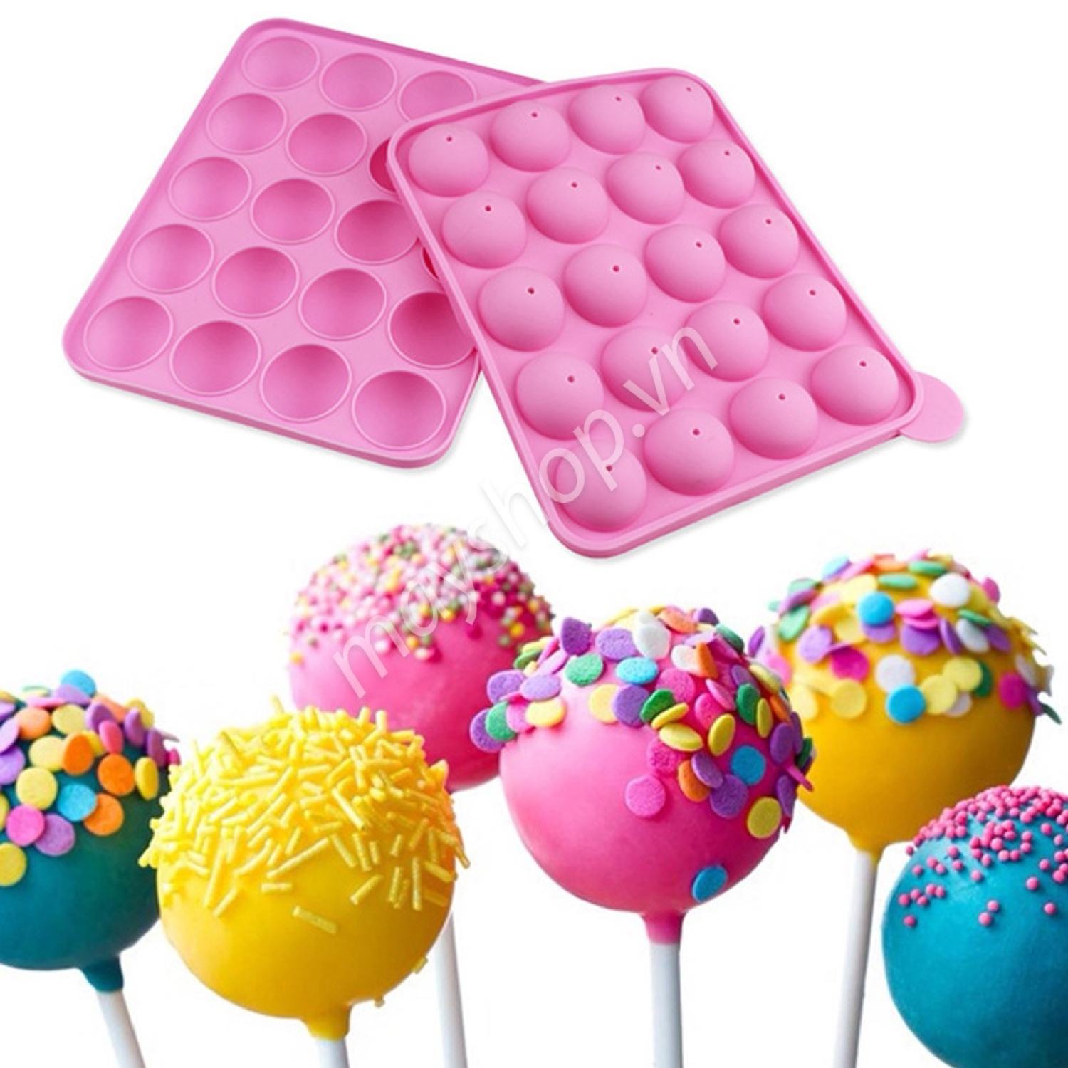 Que cakepop 10cm (20 chiếc)