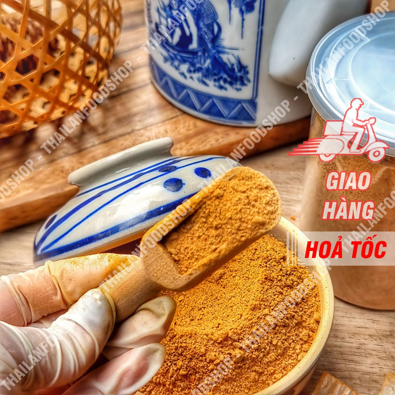 Muối Nhuyễn (Muối Trộn Bánh Tráng Xì Ke) Lon 500Gram