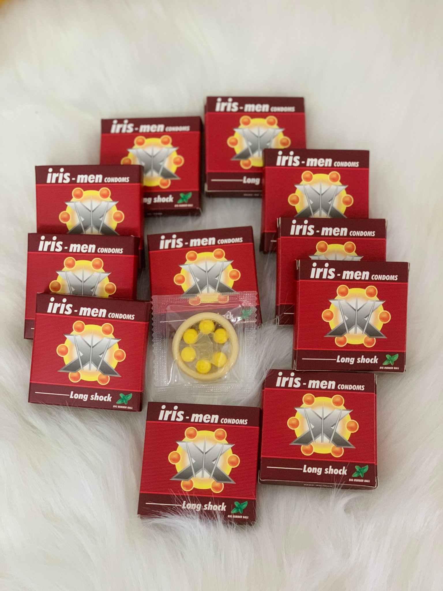 Com bo 5 chiếc BỘ 6 BI Iris men kéo dài thời gian