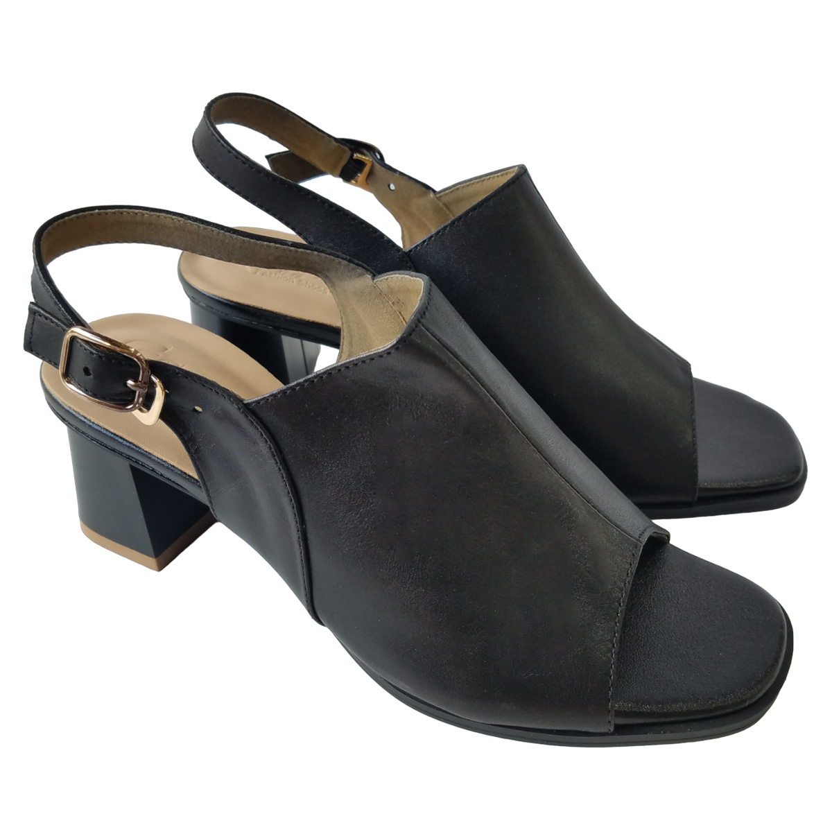 Giày Sandal Cao Gót Nữ BIGBEN Da Bò Thật Cao 5 Phân CG159