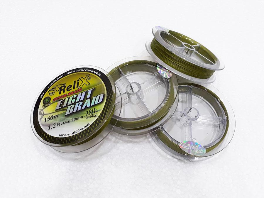 Dây câu cá PE Relix 8 Sợi Eight Braid 150 mét