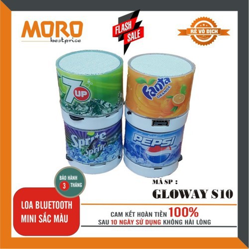Loa bluetooth mini Gloway S10 - SẮC MÀU MÙA HẠ