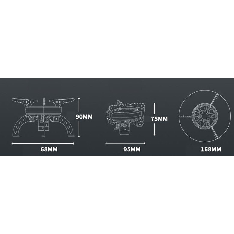 Bếp gas mini gấp gọn Campingmoon XD-1