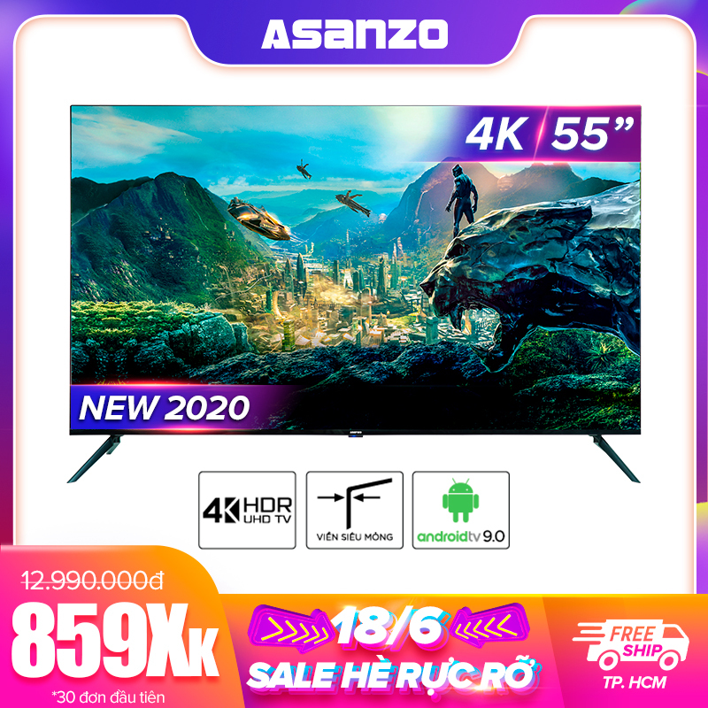 Bảng giá Smart tivi Asanzo 50SL700 iSLIM 4K 50 inch - Hàng chính hãng bảo hành 2 năm