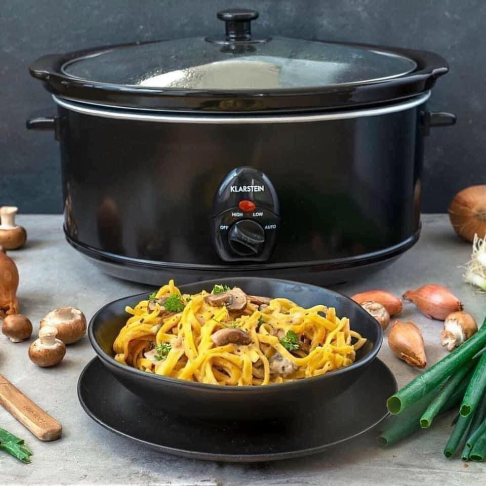[Hàng nội địa Đức] Nồi hầm chậm KLARSTEIN Slow Cooker đen 6.5 lít