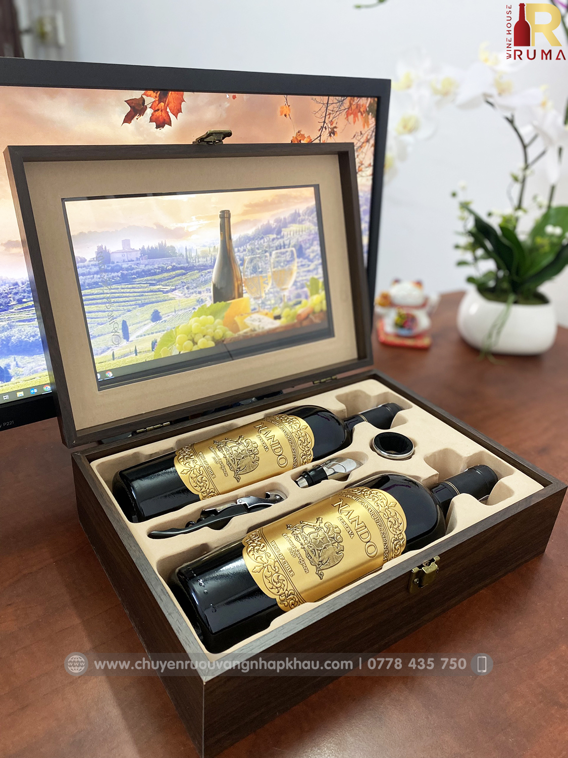 Vang Chile Nando Reserva nhâp khẩu