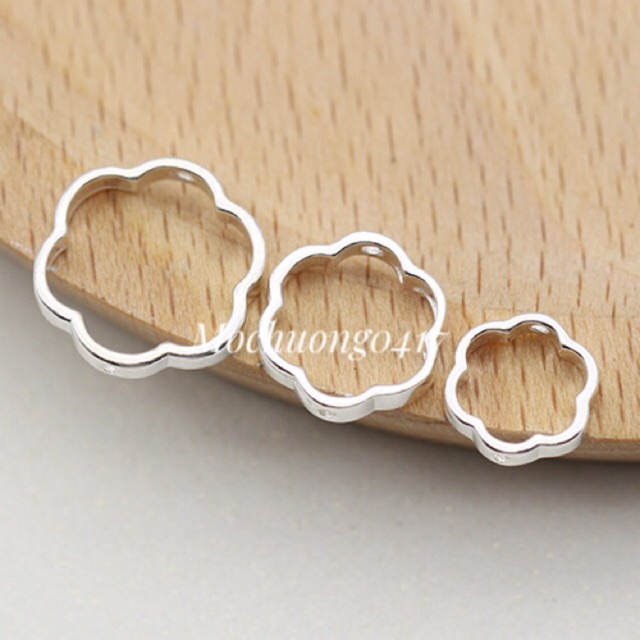 [S925] Charm bạc - bông hoa - MH146