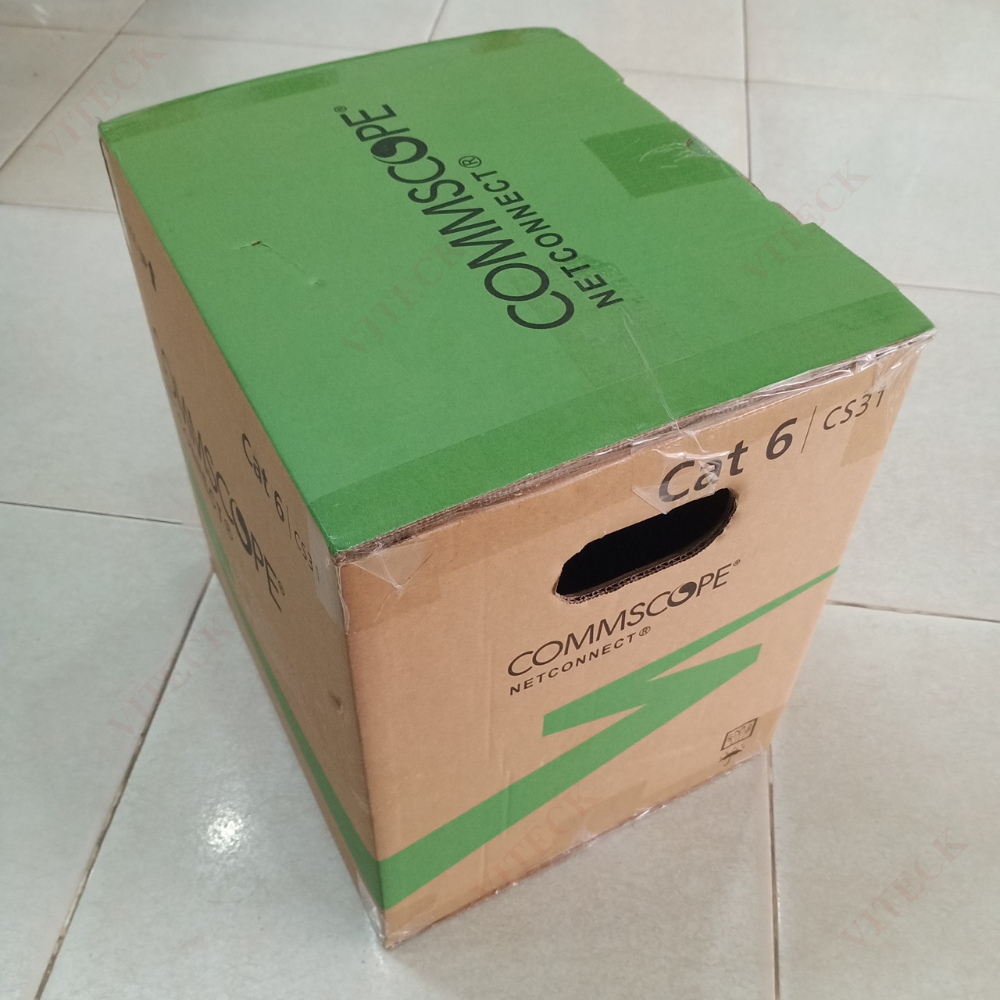Cáp Mạng COMMSCOPE AMP Cat6 UTP (Thùng 305m) (P/N: 4-1427254-6) Chính Hãng