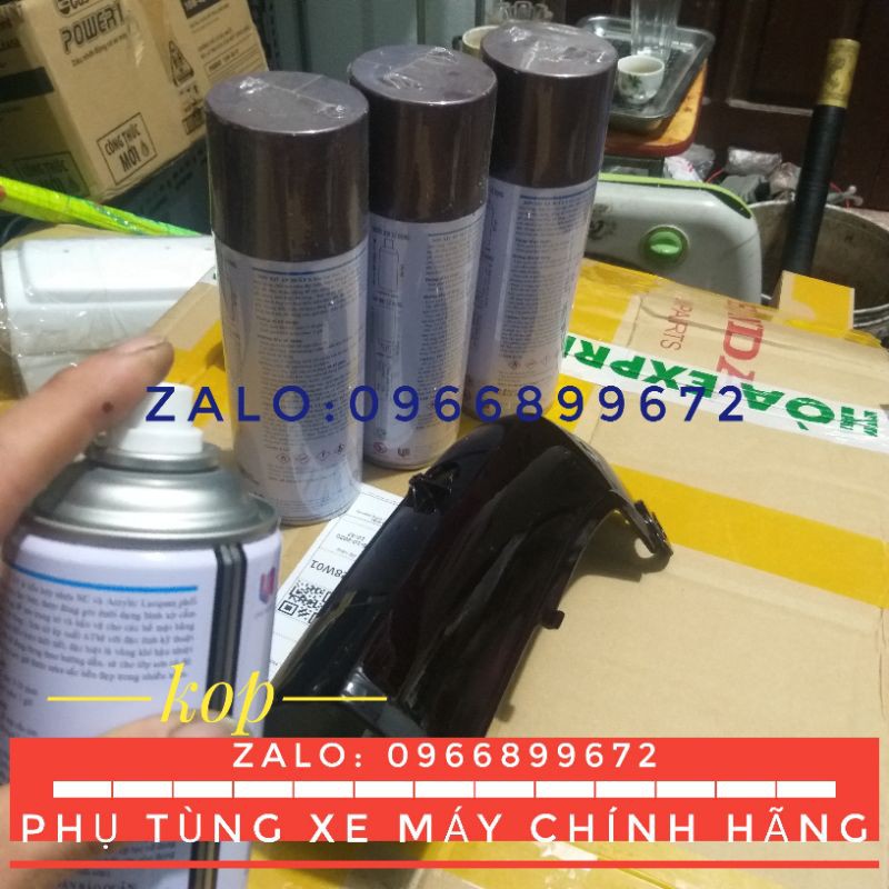 Sơn xịt xe Honda Dream ( sơn mầu tím nho chuẩn mầu zin) --