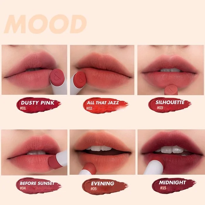 [NEW] [MUTERAL NUDE] Son Thỏi Lì Cao Cấp Hàn Quốc Romand New Zero Matte Lipstick 3g