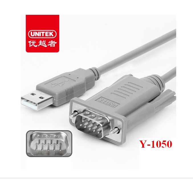 CÁP USB TO RS232 1.5M UNITEK Y-1050