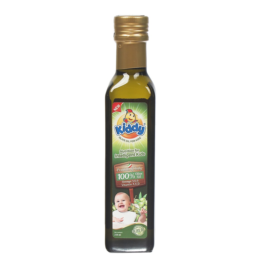 Dầu ăn Kiddy Oliu + Cá Hồi (250ml)_
