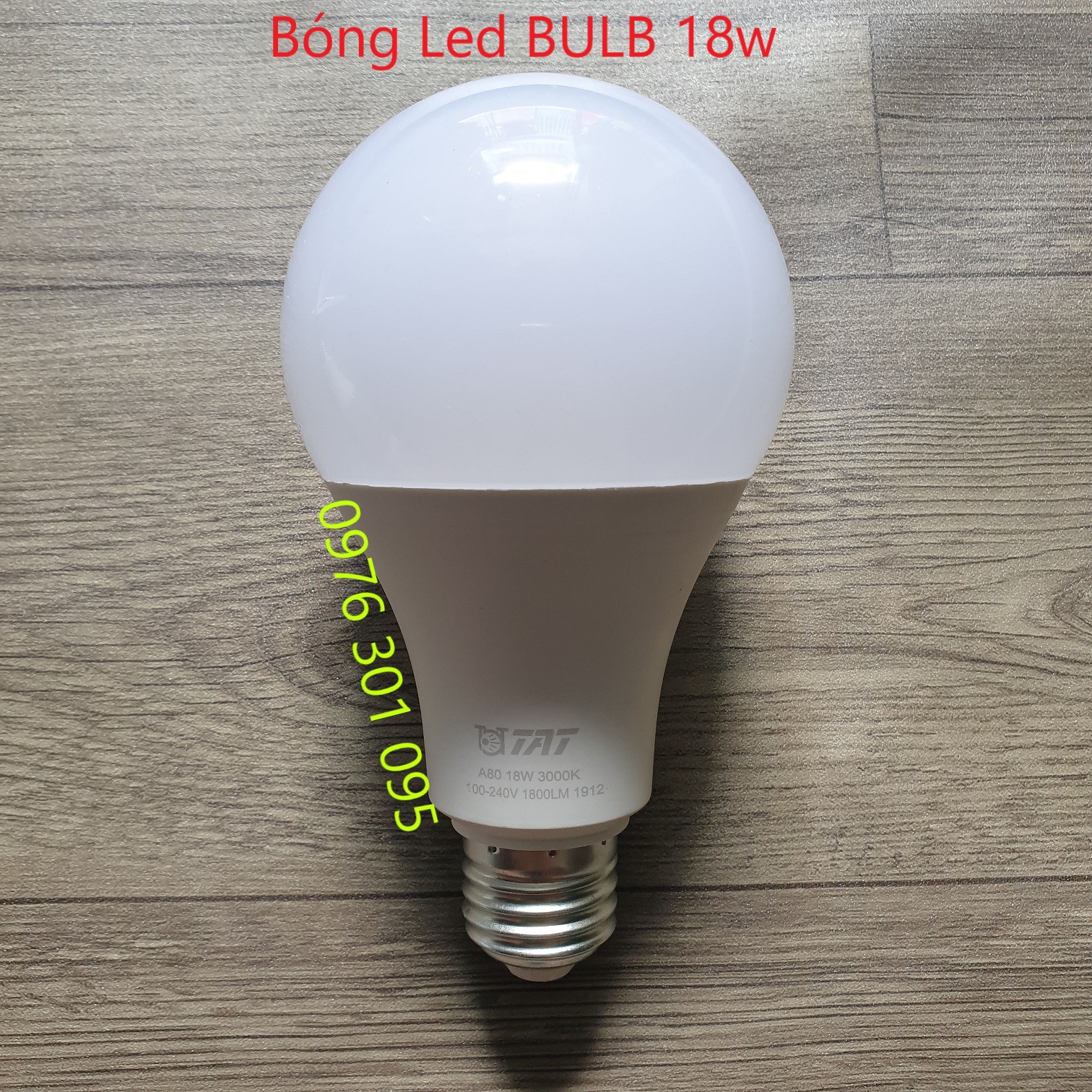 Bóng đèn led bulb size đại 18w