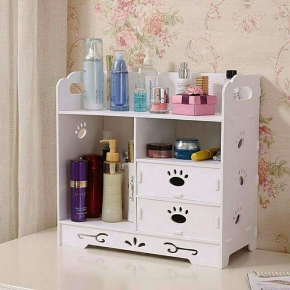 TỦ MINI ĐỂ ĐỒ ĐA NĂNG 2 NGĂN KÉO 38x38x17.5cm